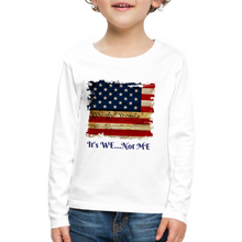 Load image into Gallery viewer, Kids' Premium Long Sleeve T-Shirt - white