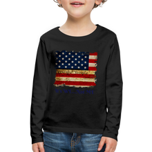 Load image into Gallery viewer, Kids' Premium Long Sleeve T-Shirt - black