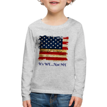Load image into Gallery viewer, Kids' Premium Long Sleeve T-Shirt - heather gray
