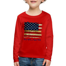 Load image into Gallery viewer, Kids' Premium Long Sleeve T-Shirt - red