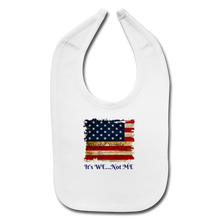 Load image into Gallery viewer, Baby Bib - white