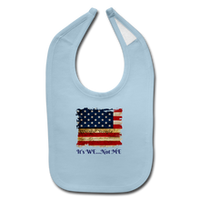 Load image into Gallery viewer, Baby Bib - light blue