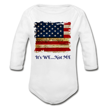 Load image into Gallery viewer, Organic Long Sleeve Baby Bodysuit - white