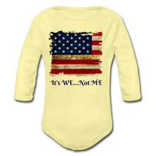 Load image into Gallery viewer, Organic Long Sleeve Baby Bodysuit - washed yellow