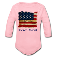 Load image into Gallery viewer, Organic Long Sleeve Baby Bodysuit - light pink