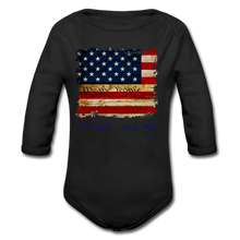 Load image into Gallery viewer, Organic Long Sleeve Baby Bodysuit - black
