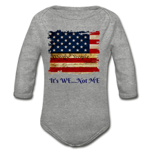 Load image into Gallery viewer, Organic Long Sleeve Baby Bodysuit - heather grey