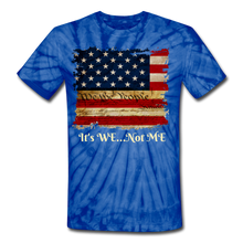 Load image into Gallery viewer, Unisex Tie Dye T-Shirt - spider blue