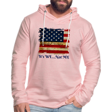 Load image into Gallery viewer, Unisex Lightweight Terry Hoodie - cream heather pink