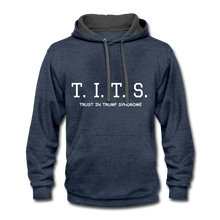 Load image into Gallery viewer, Contrast Hoodie - indigo heather/asphalt