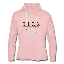 Load image into Gallery viewer, Unisex Lightweight Terry Hoodie - cream heather pink