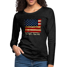 Load image into Gallery viewer, Women's Premium Long Sleeve T-Shirt - charcoal grey