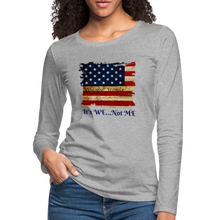 Load image into Gallery viewer, Women's Premium Long Sleeve T-Shirt - heather gray