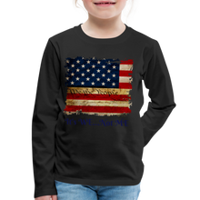 Load image into Gallery viewer, Kids&#39; Premium Long Sleeve T-Shirt - black
