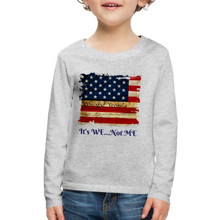 Load image into Gallery viewer, Kids&#39; Premium Long Sleeve T-Shirt - heather gray
