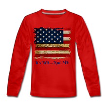 Load image into Gallery viewer, Kids&#39; Premium Long Sleeve T-Shirt - red
