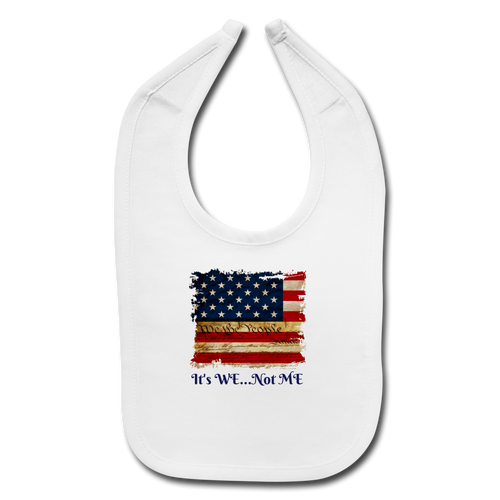 Baby Bib - white