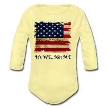 Load image into Gallery viewer, Organic Long Sleeve Baby Bodysuit - washed yellow
