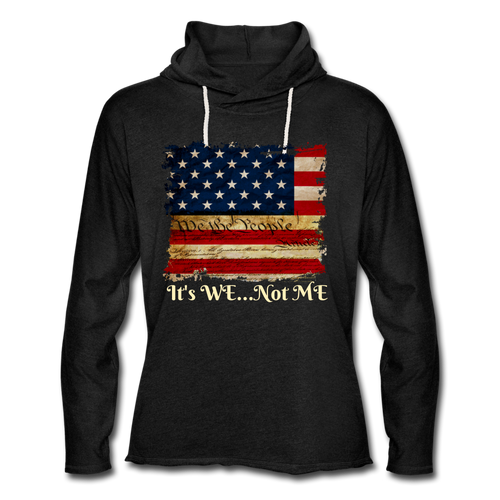 Unisex Lightweight Terry Hoodie - charcoal grey