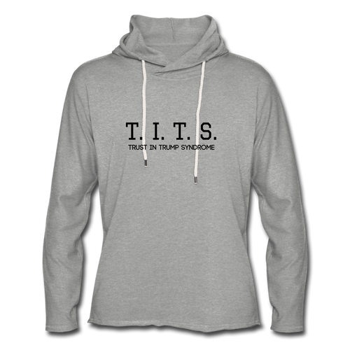 Unisex Lightweight Terry Hoodie - heather gray